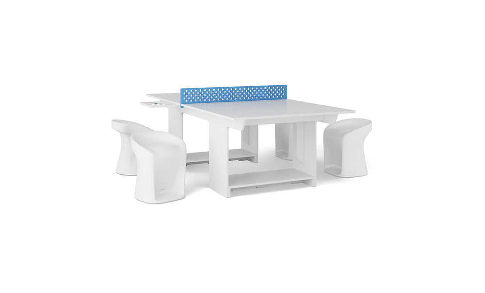 Table Tennis and Barstools Gathering Set