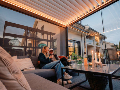 PERGOLUX Pergola 4 Pro outdoor lifestyle view