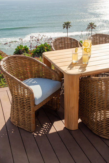 Sunset West Playa Dining Chair in Soothe Pearl — View 10