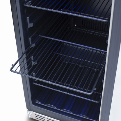 15" 3.2 Cu Outdoor Rated Refrigerator w/ Glass Door by Summerset