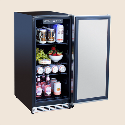 15" 3.2 Cu Outdoor Rated Refrigerator by Summerset