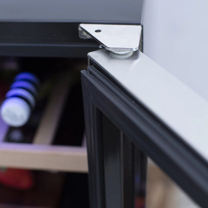 15" 2.9 Cu. Outdoor Rated Dual Zone Wine Cooler by Summerset