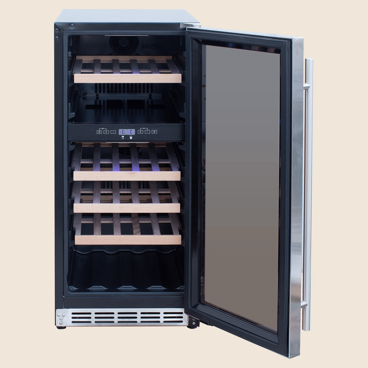 15" 2.9 Cu. Outdoor Rated Dual Zone Wine Cooler by Summerset