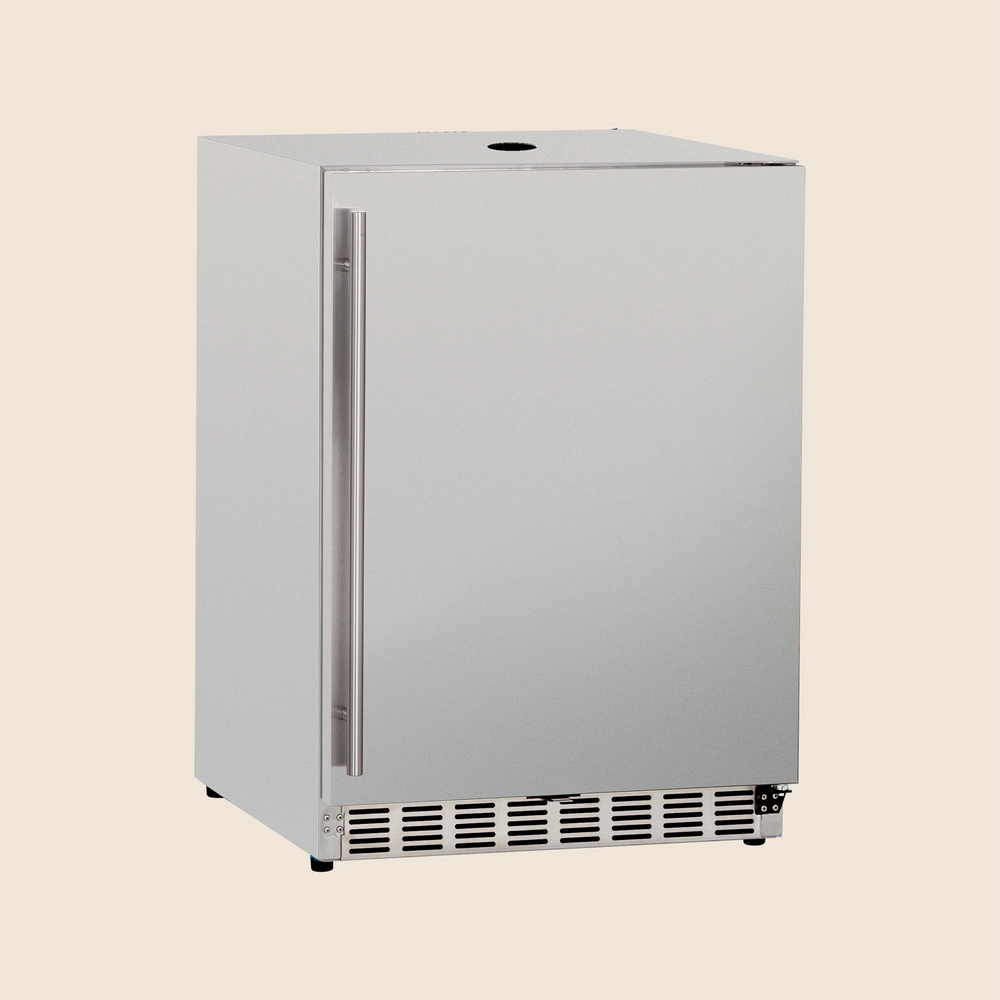 24" 6.6 Cu. Deluxe Outdoor Rated Kegerator - No Tap