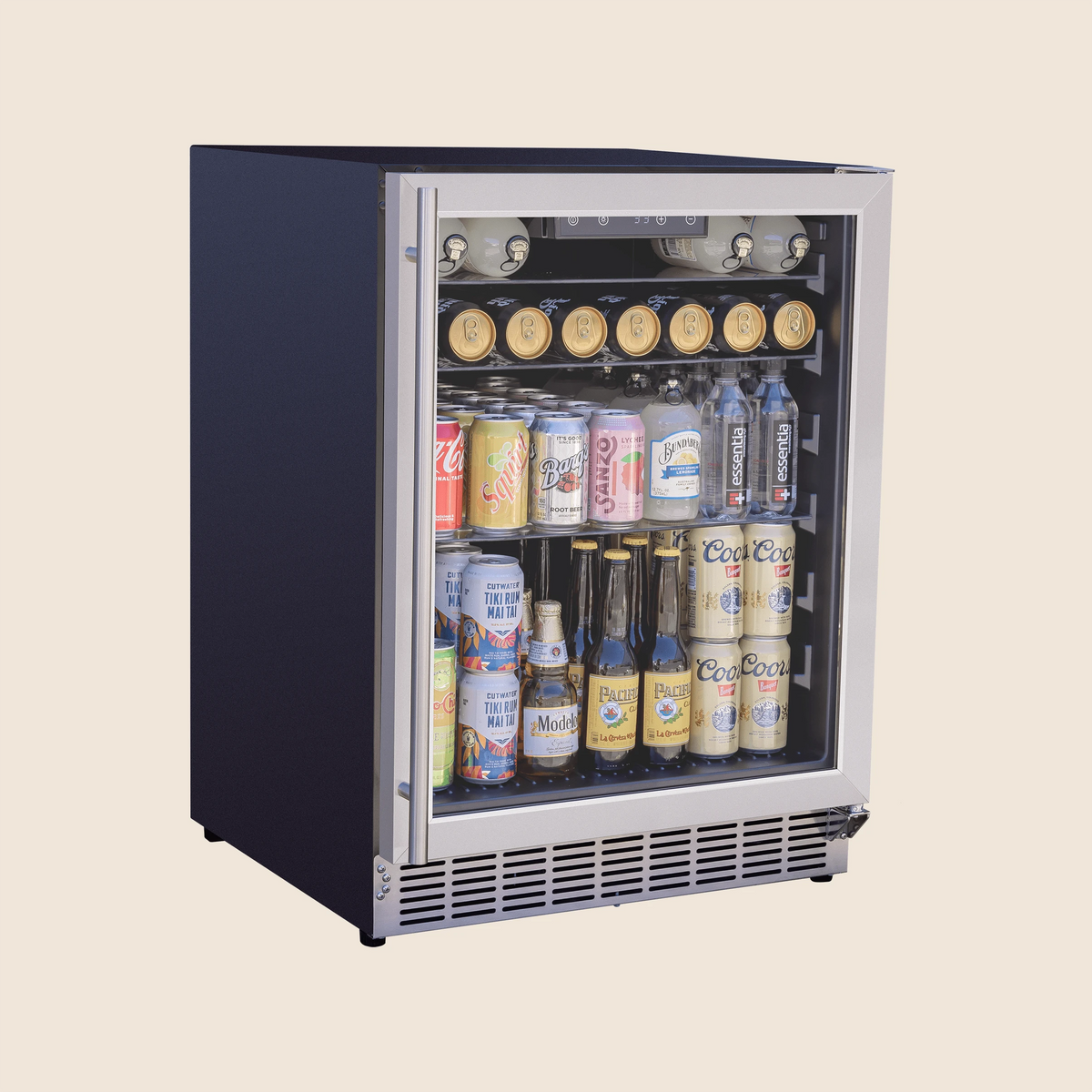 24" 5 Cu. Outdoor Rated Refrigerator w/ Glass Door by Summerset