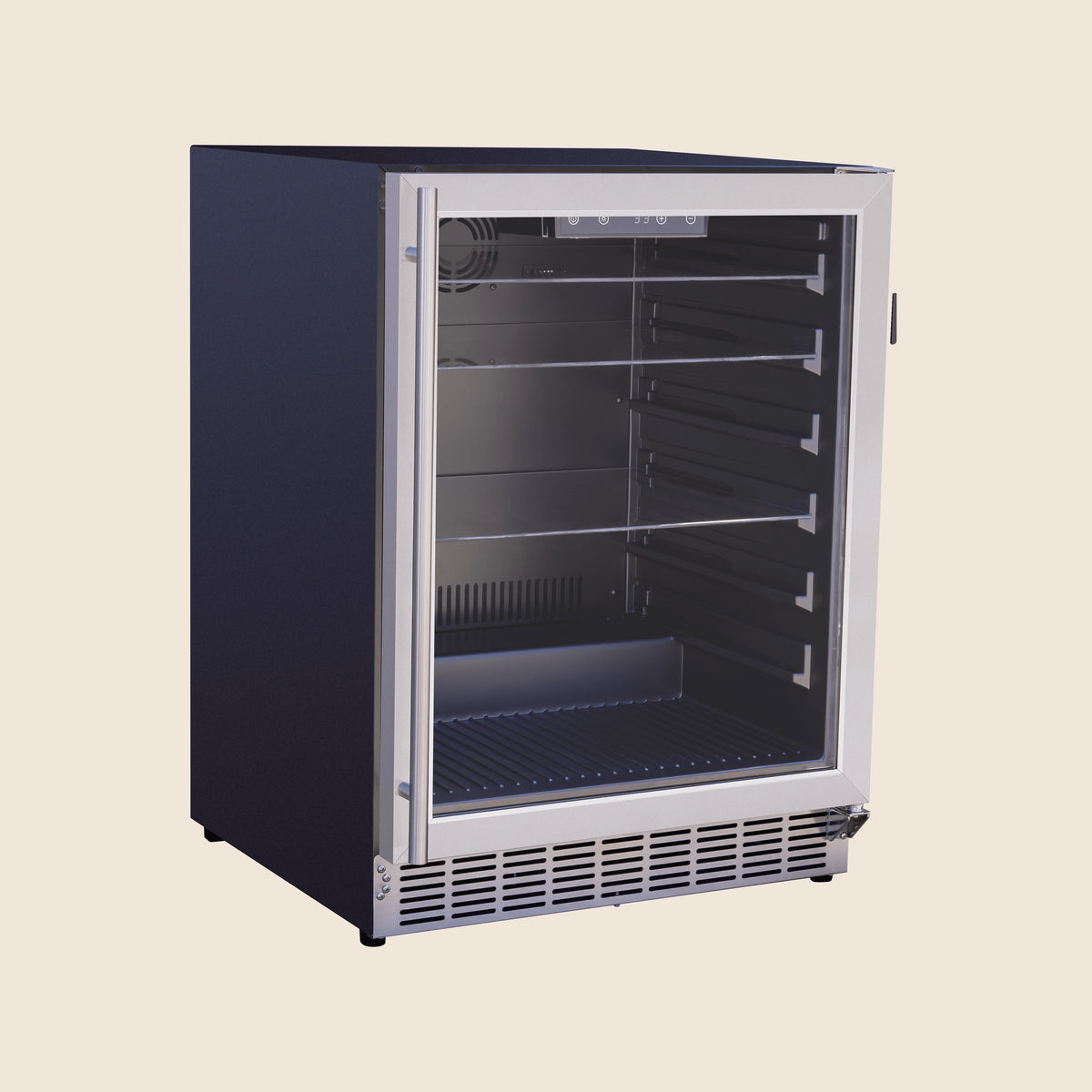 24" 5 Cu. Outdoor Rated Refrigerator w/ Glass Door by Summerset