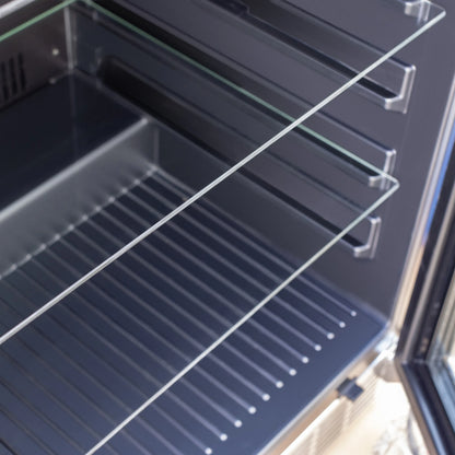 24" 5 Cu. Outdoor Rated Refrigerator w/ Glass Door by Summerset