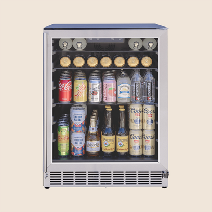 24" 5 Cu. Outdoor Rated Refrigerator w/ Glass Door by Summerset