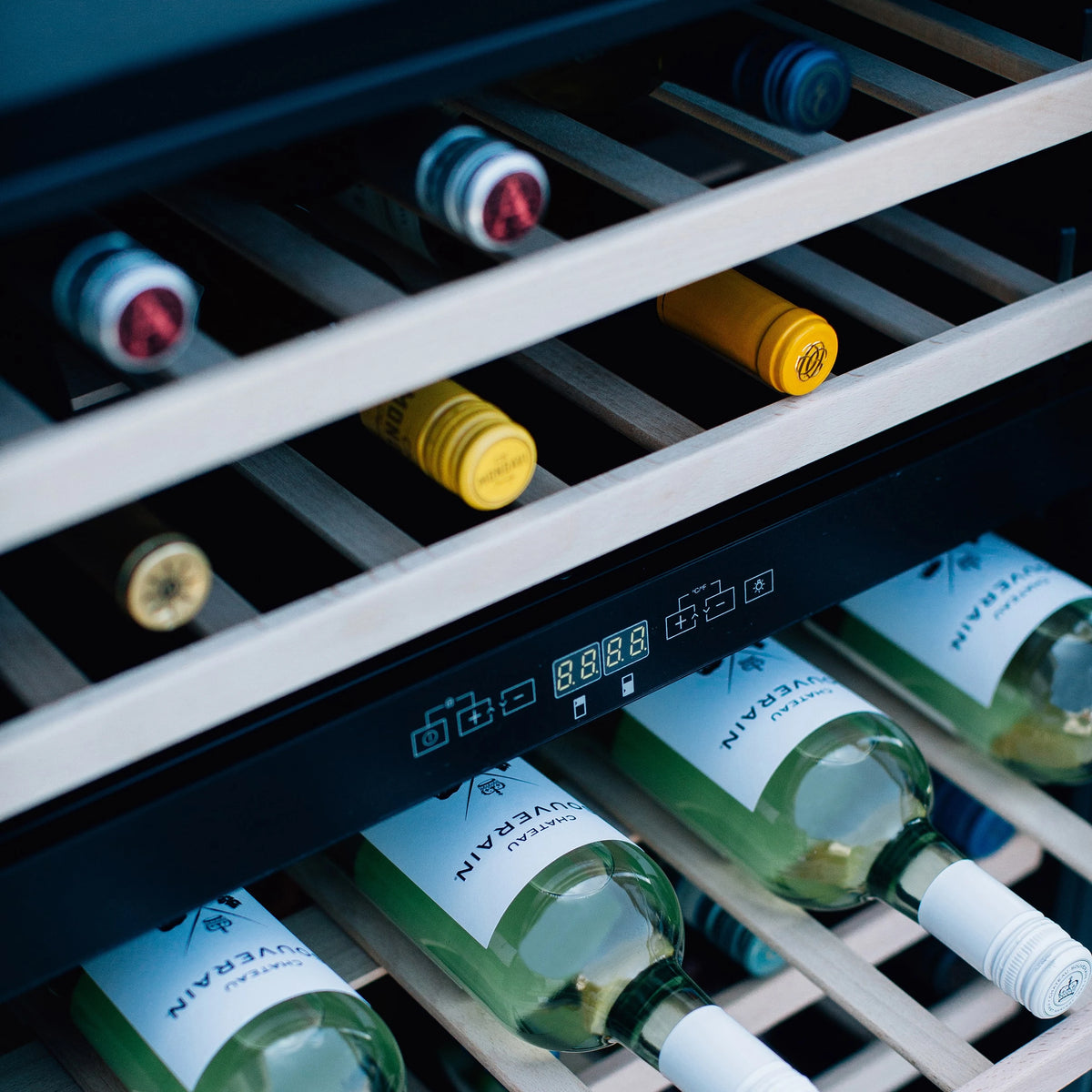 24" 4.5 Cu. Outdoor Rated Dual Zone Wine Cooler by Summerset