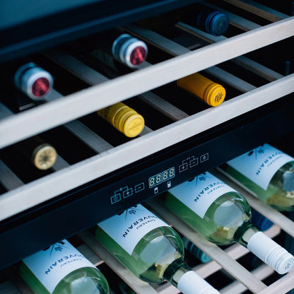 24" 4.5 Cu. Outdoor Rated Dual Zone Wine Cooler by Summerset