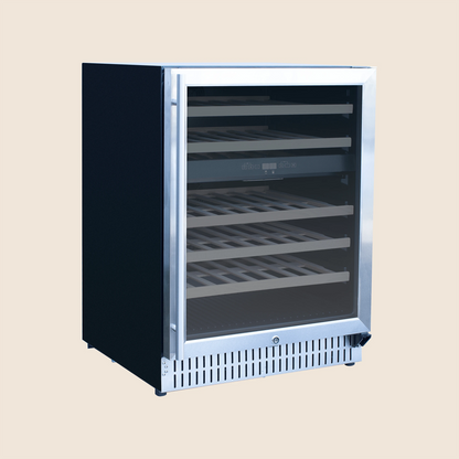 24" 4.5 Cu. Outdoor Rated Dual Zone Wine Cooler by Summerset