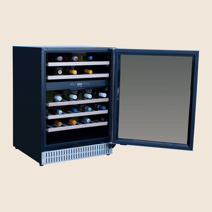 24" 4.5 Cu. Outdoor Rated Dual Zone Wine Cooler by Summerset