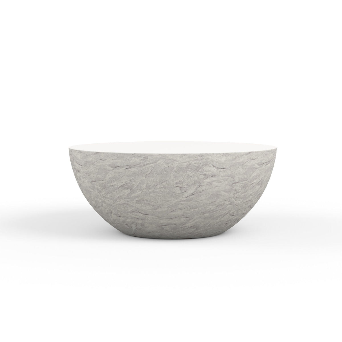 Sunset West Bazaar Antique Stone Bowl Coffee Table — View 2