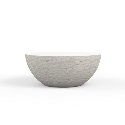 Sunset West Bazaar Antique Stone Bowl Coffee Table — View 2
