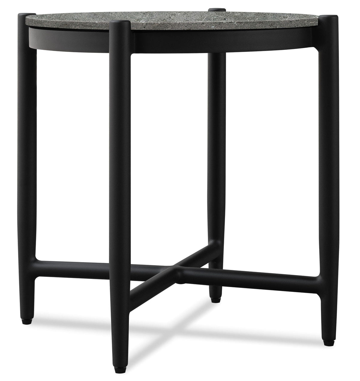 Sunset West Bazaar Graphite Round Post End Table