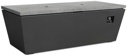 Sunset West Bazaar Graphite Rectangular Fire Table