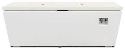 Sunset West Bazaar Frost Rectangular Fire Table — View 3