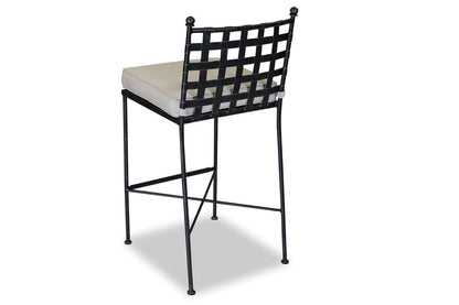 Sunset West Provence Barstool in Canvas Flax w/ Self Welt — View 8
