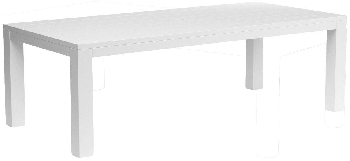 Sunset West Newport 90 in. Rectangular Dining Table — View 3