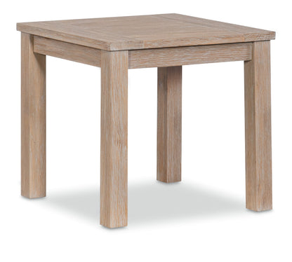 Sunset West Coastal Teak End Table — View 2