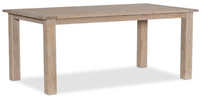 Sunset West Coastal Teak 72 in. Rectangular Dining Table — View 3