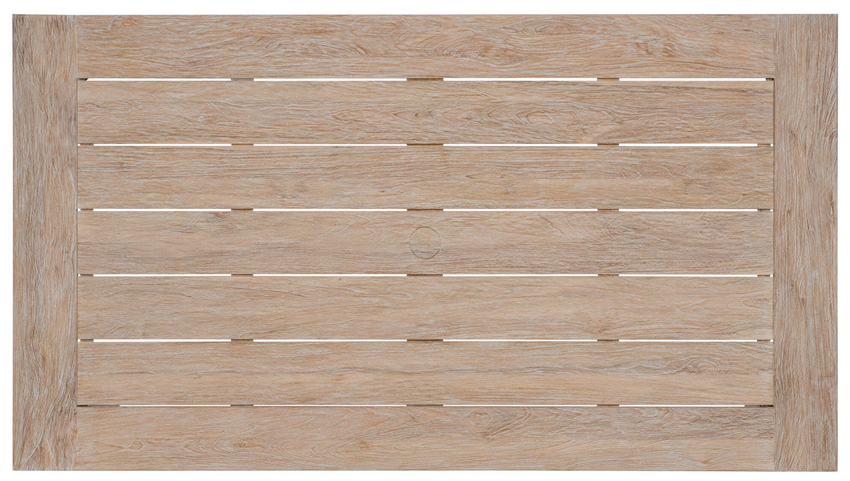 Sunset West Coastal Teak 72 in. Rectangular Dining Table — View 5