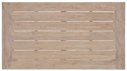 Sunset West Coastal Teak 72 in. Rectangular Dining Table — View 5