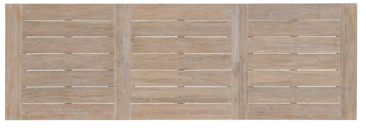 Sunset West Coastal Teak Dining Table with Leaf Extension — View 8