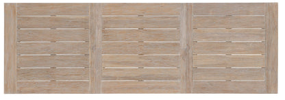 Sunset West Coastal Teak Dining Table with Leaf Extension — View 8