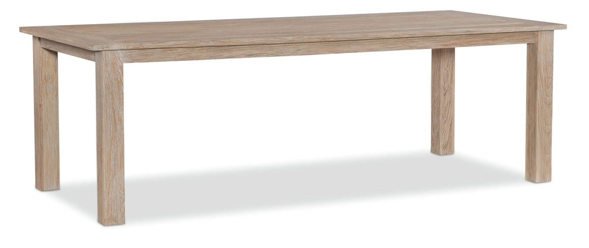 Sunset West Coastal Teak 91 in. Rectangular Dining Table — View 4