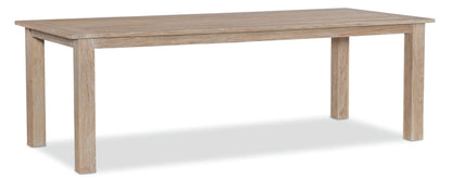 Sunset West Coastal Teak 91 in. Rectangular Dining Table — View 4