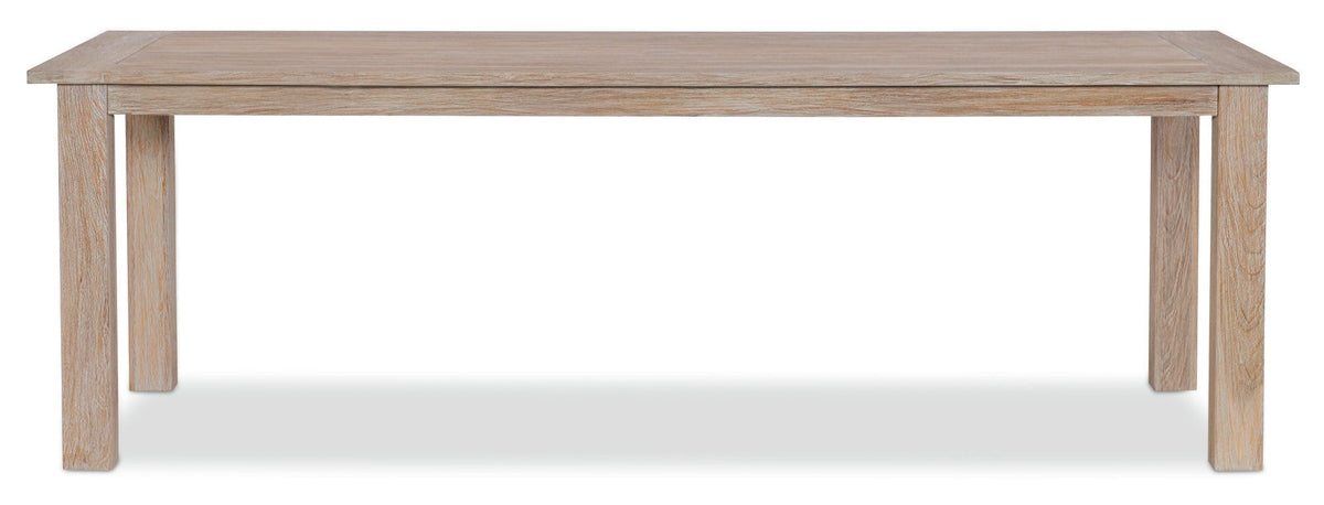 Sunset West Coastal Teak 91 in. Rectangular Dining Table — View 5