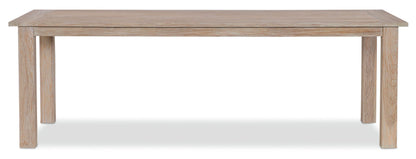 Sunset West Coastal Teak 91 in. Rectangular Dining Table — View 5