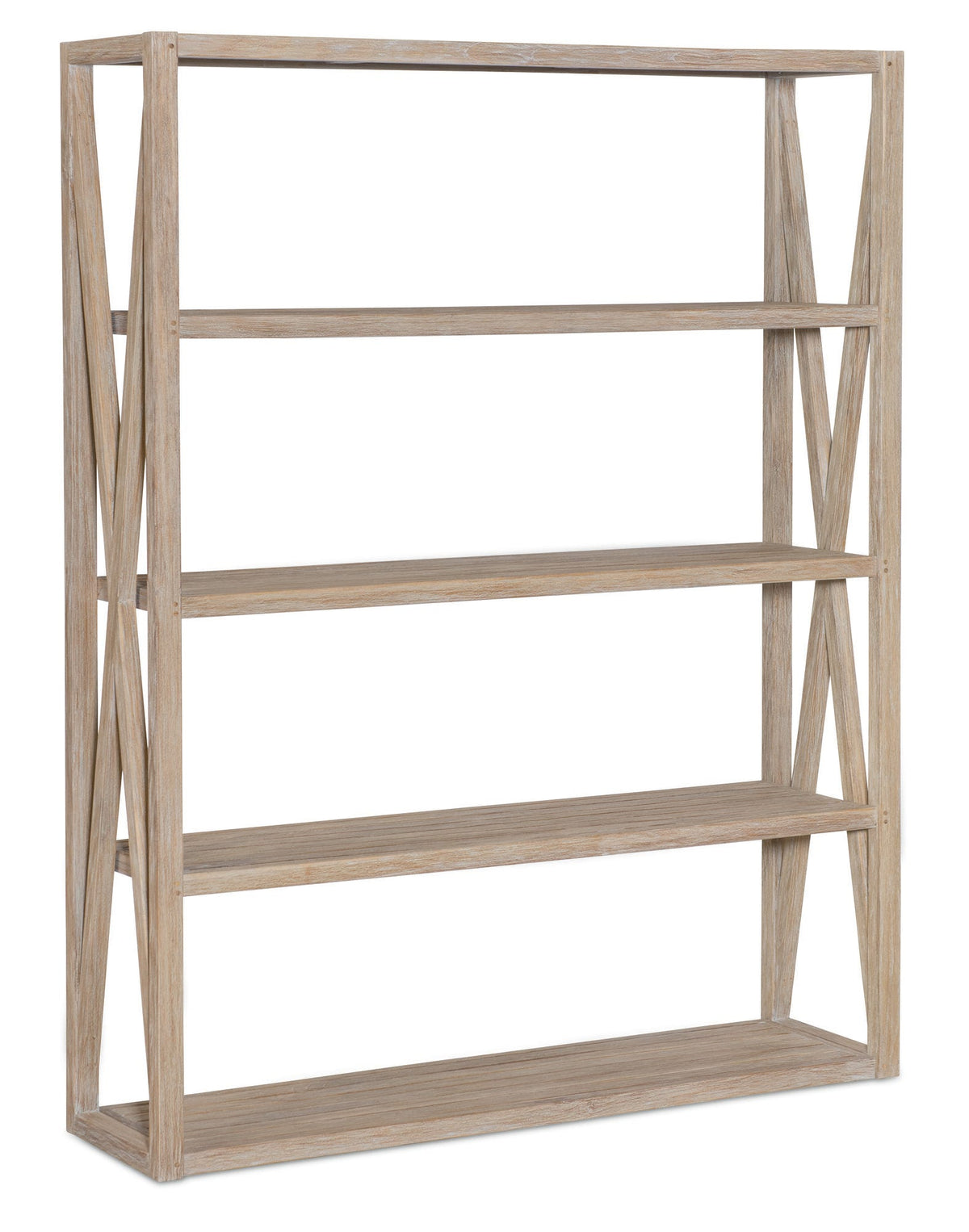 Sunset West Coastal Teak X Bookcase — View 4