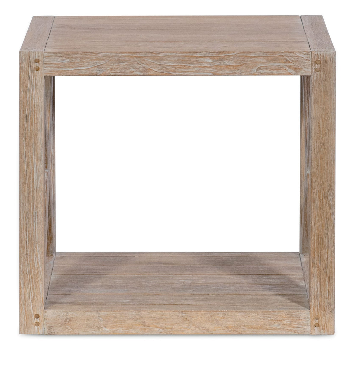 Sunset West Coastal Teak X End Table — View 5