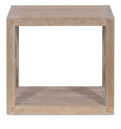 Sunset West Coastal Teak X End Table — View 5