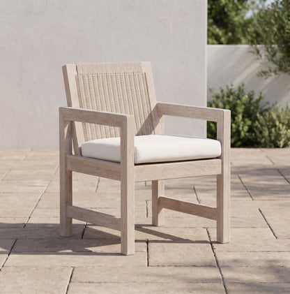 Sunset West Sedona Dining Chair in Canvas Canvas, No Welt — View 2