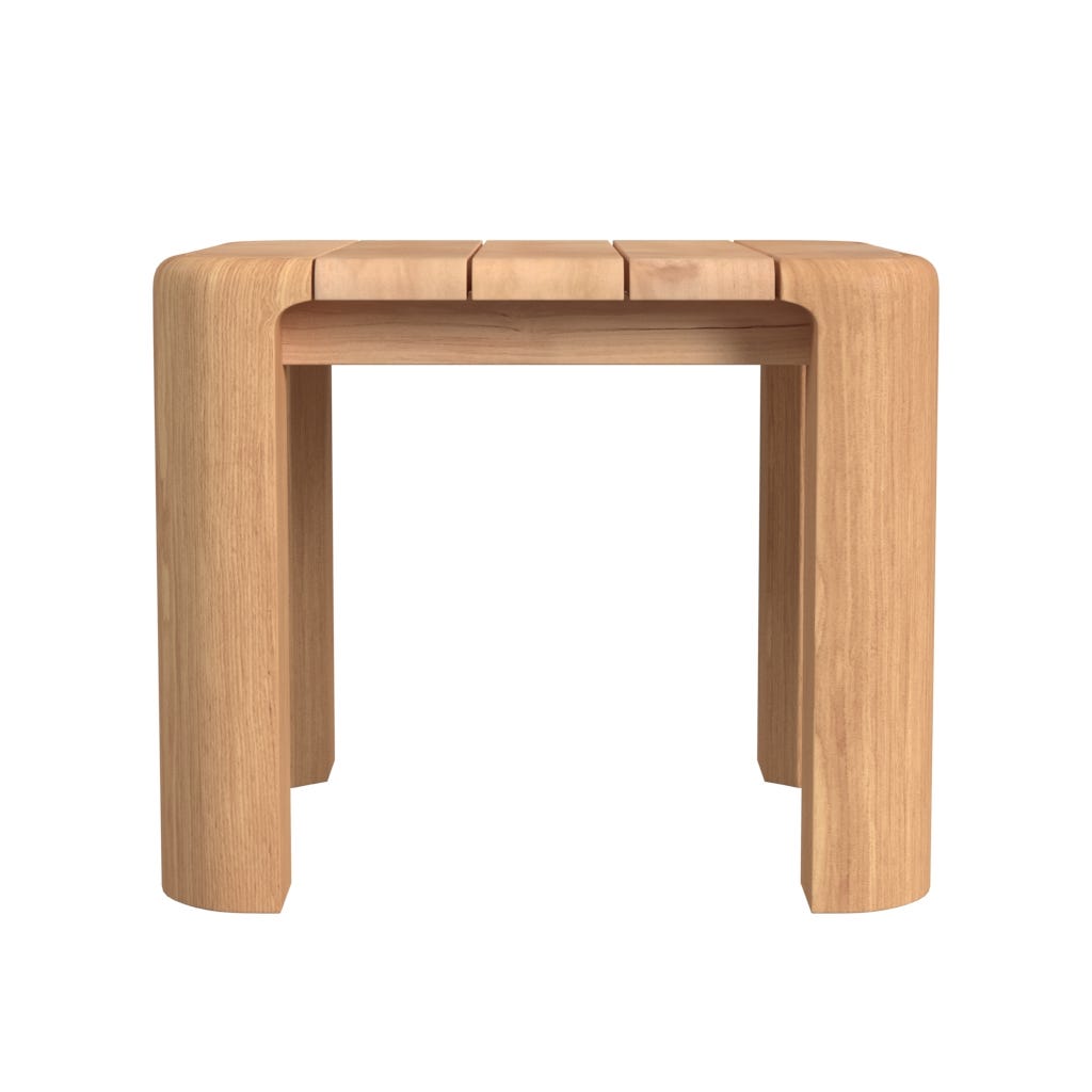 Sunset West Natural Teak Maui End Table