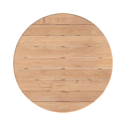 Sunset West Natural Teak Maui 56" Round Dining Table — View 8