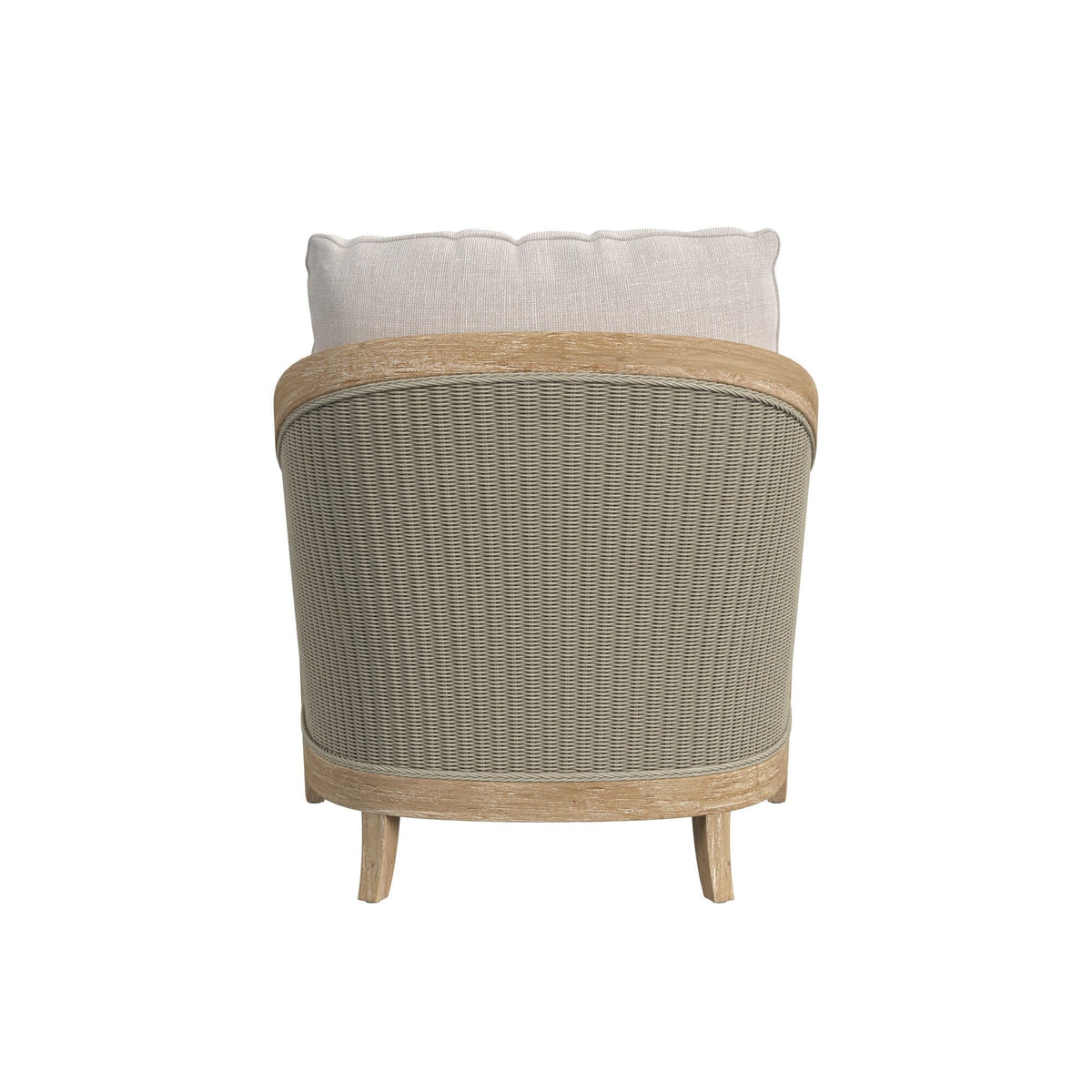 Sunset West Cambria Club Chair in Canvas Canvas w/ Self Welt — View 9