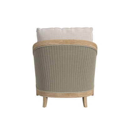 Sunset West Cambria Club Chair in Canvas Canvas w/ Self Welt — View 9
