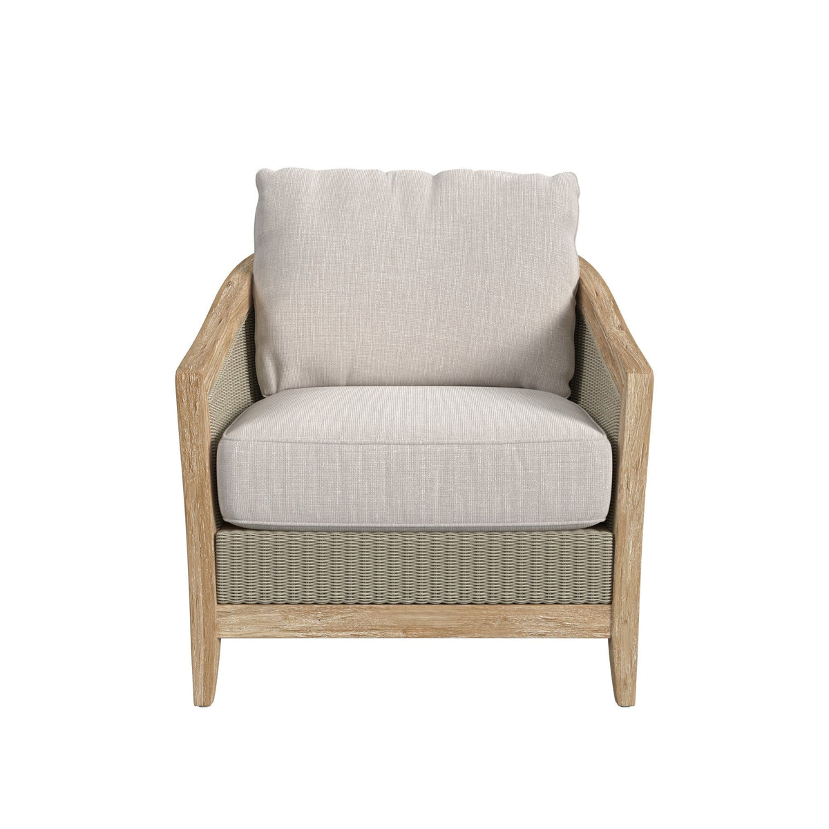 Sunset West Cambria Club Chair in Canvas Canvas w/ Self Welt — View 7