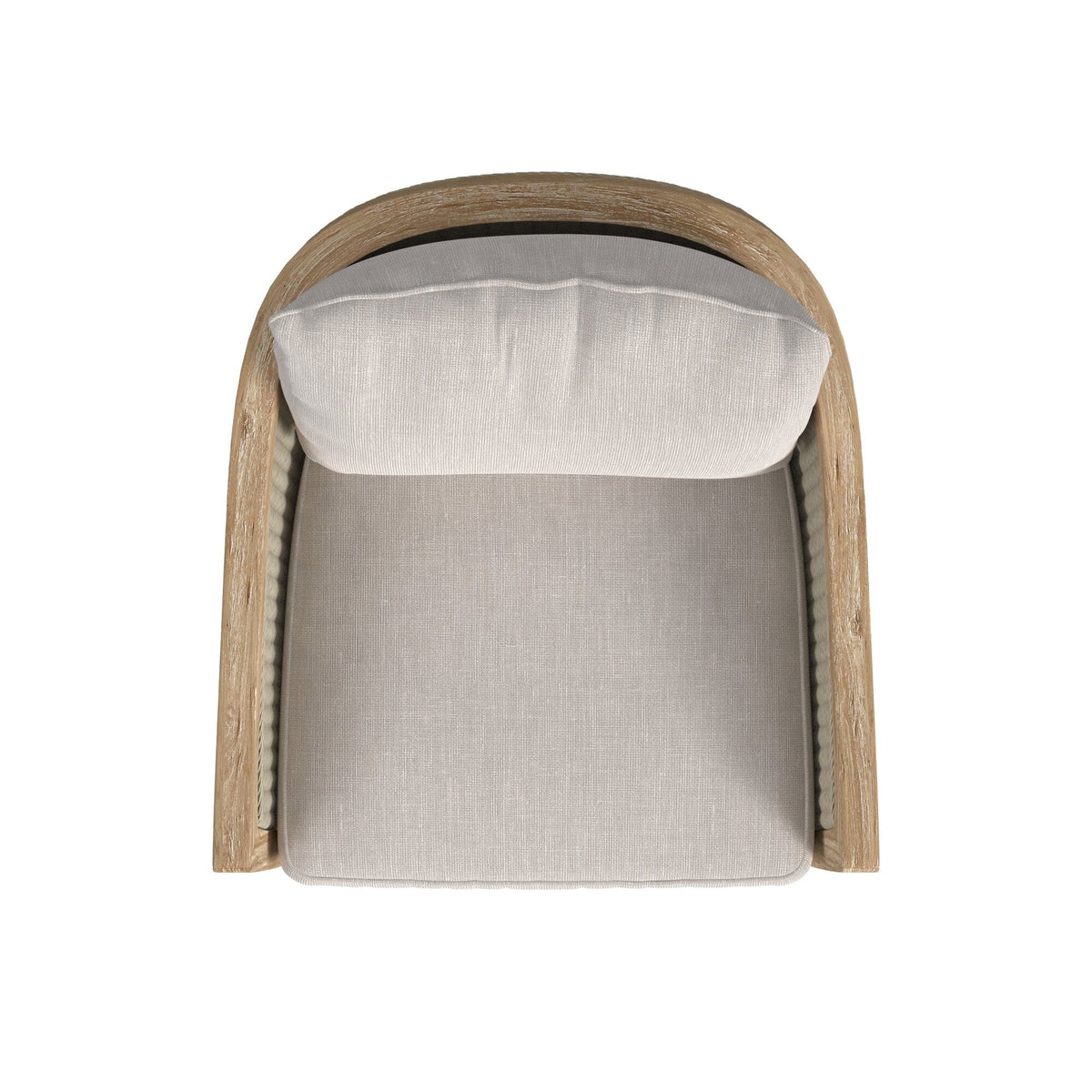 Sunset West Cambria Club Chair in Canvas Canvas w/ Self Welt — View 10
