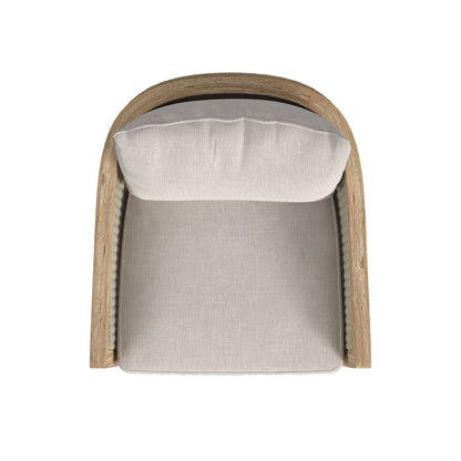 Sunset West Cambria Club Chair in Canvas Canvas w/ Self Welt — View 10