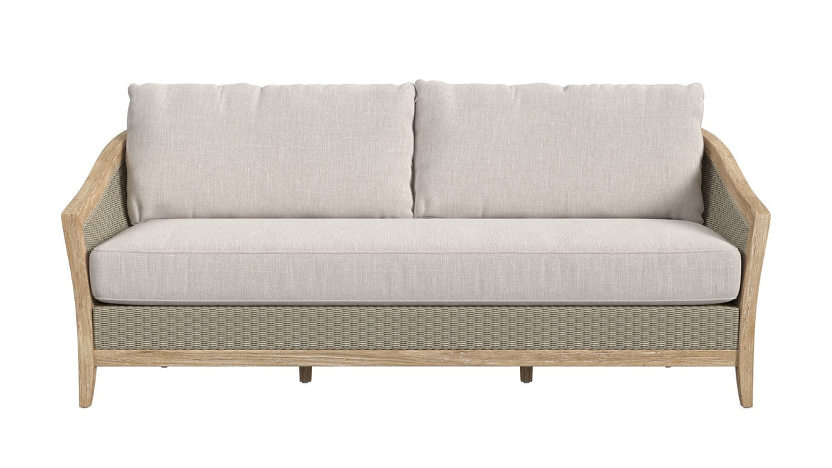 Sunset West Cambria Sofa in Canvas Canvas w/ Self Welt — View 9