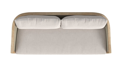 Sunset West Cambria Sofa in Canvas Canvas w/ Self Welt — View 12