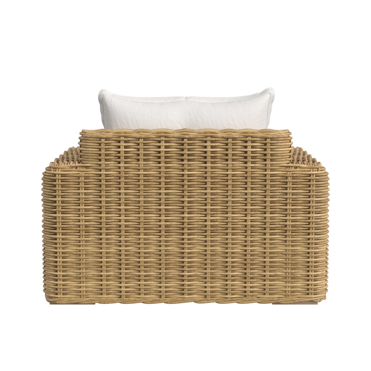 Sunset West Playa Oversized Club Chair in Soothe Pearl w/ Flange Welt — View 10