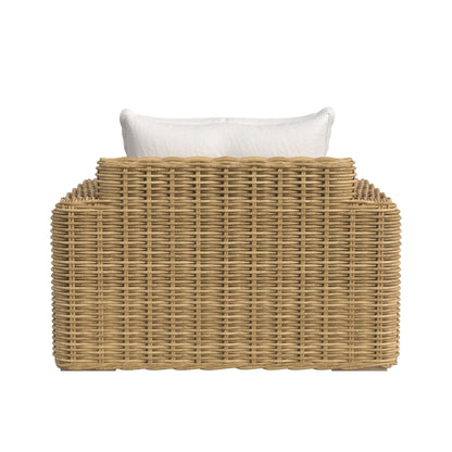 Sunset West Playa Oversized Club Chair in Soothe Pearl w/ Flange Welt — View 10