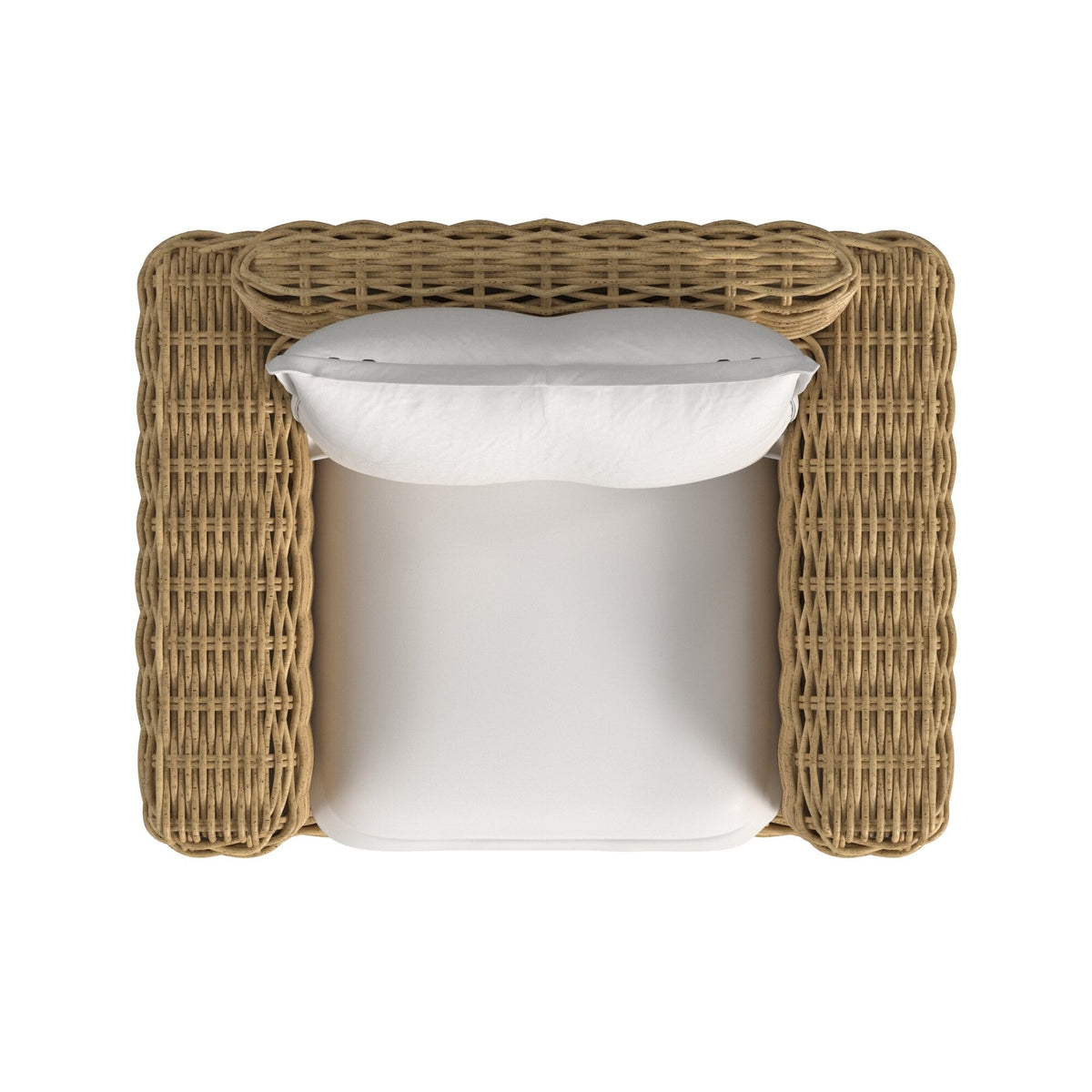 Sunset West Playa Oversized Club Chair in Soothe Pearl w/ Flange Welt — View 11