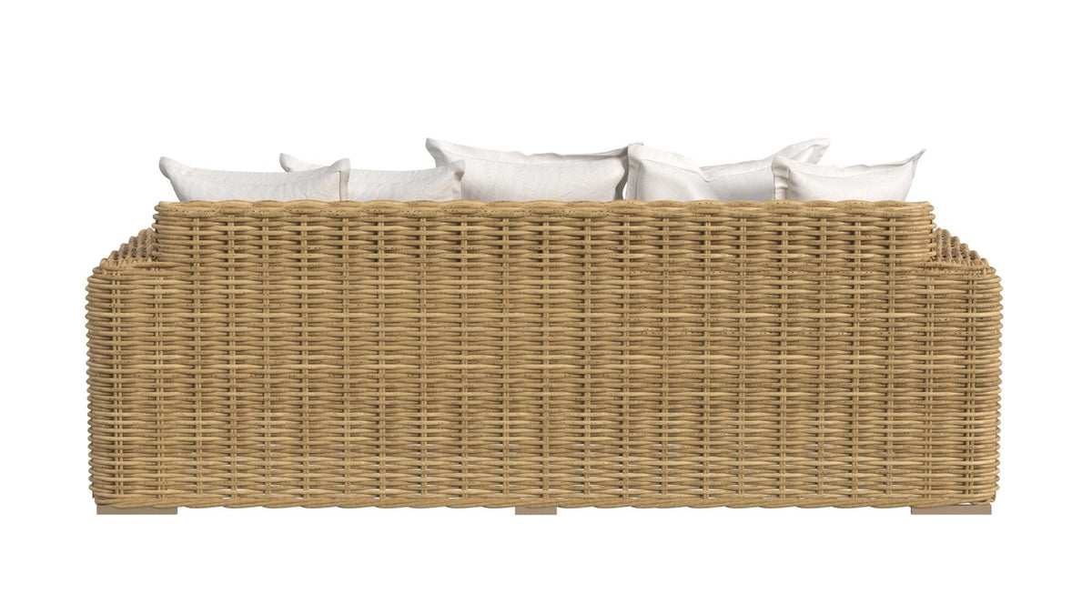Sunset West Playa Loveseat in Soothe Pearl w/ Flange Welt — View 6